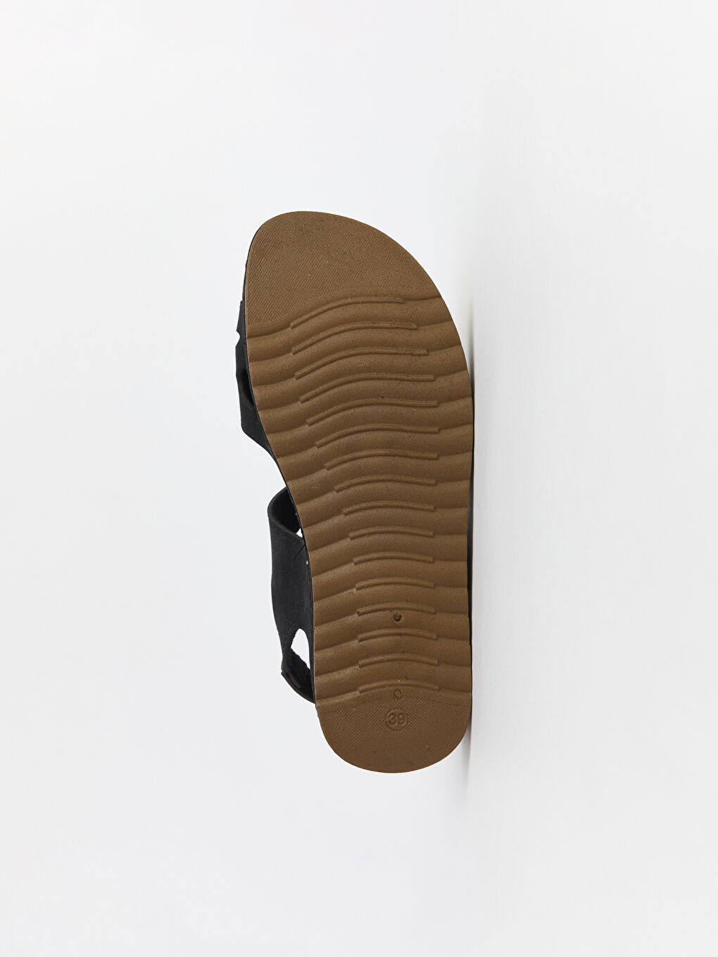 Siyah Süet Görünümlü Kadın Sandalet-4