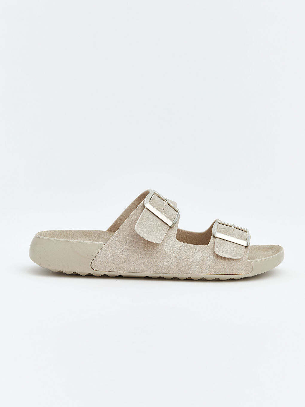 Bej Süet Görünümlü Kadın Terlik-1