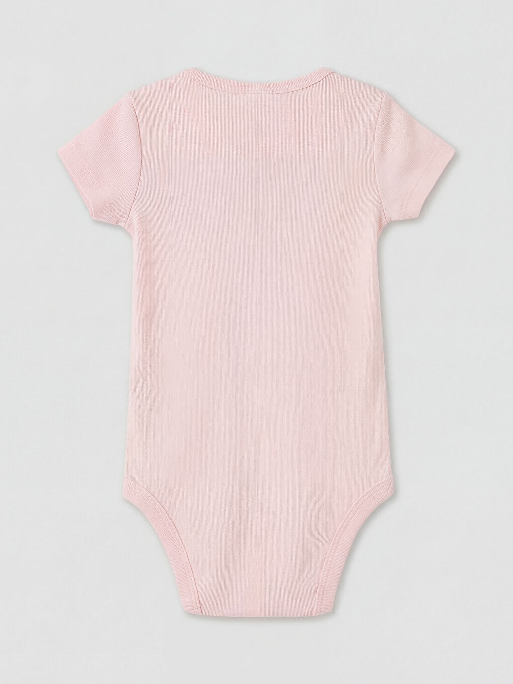 Bisiklet Yaka Kız Bebek Çıtçıtlı Body 3'lü-4