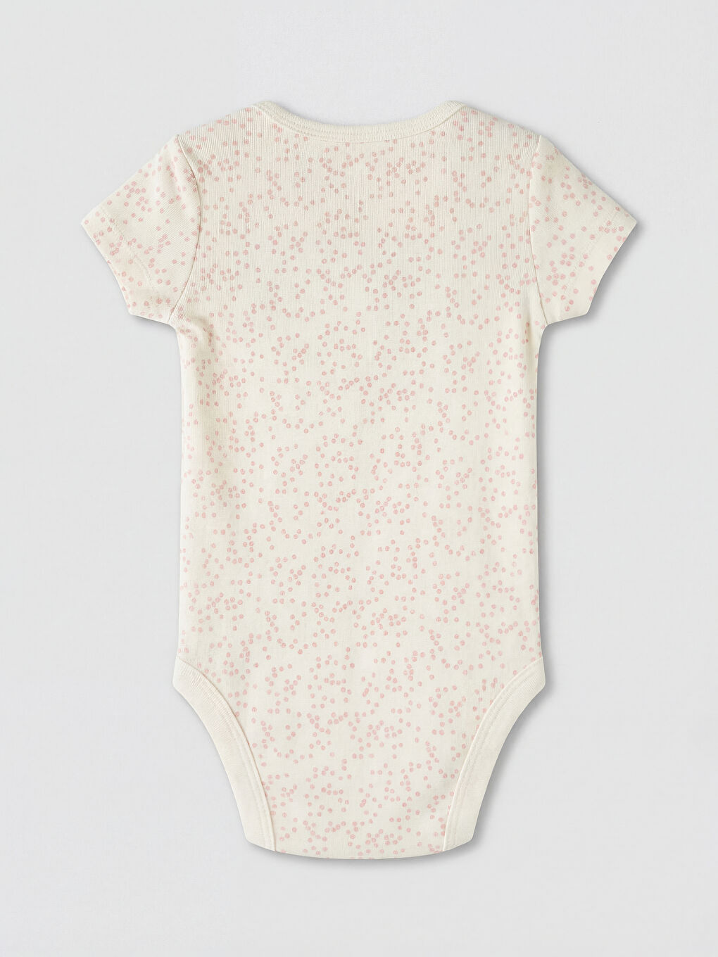 Bisiklet Yaka Kız Bebek Çıtçıtlı Body 3'lü-6