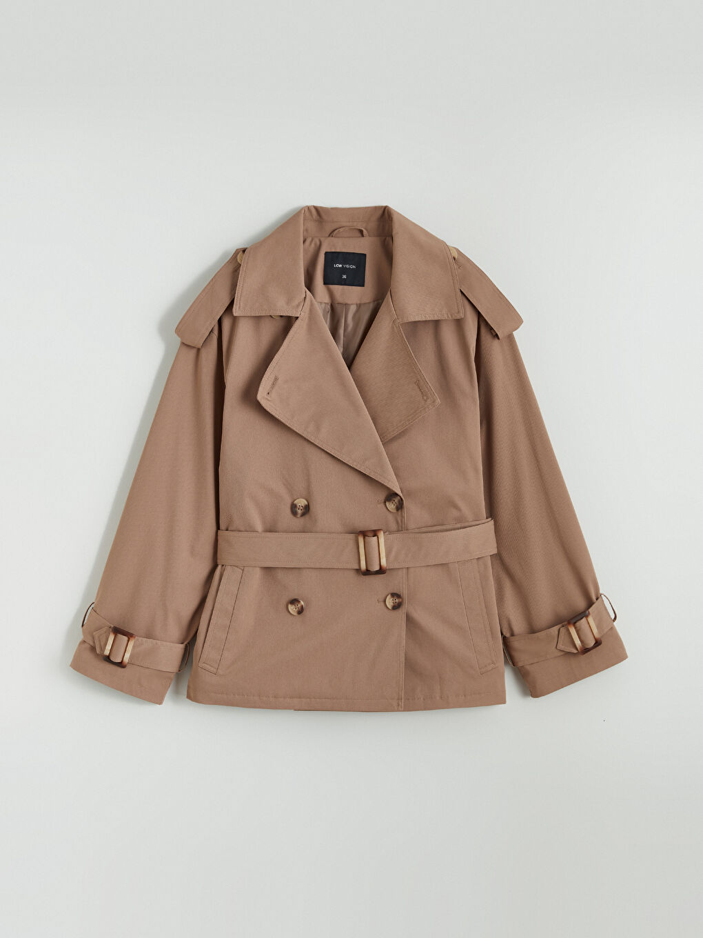 Women's Double-Breasted Trench Coat-5
