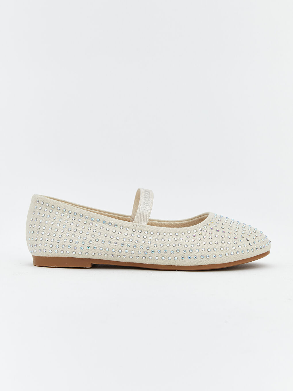 Frozen Print Embellished Baby Girl Ballerinas-1