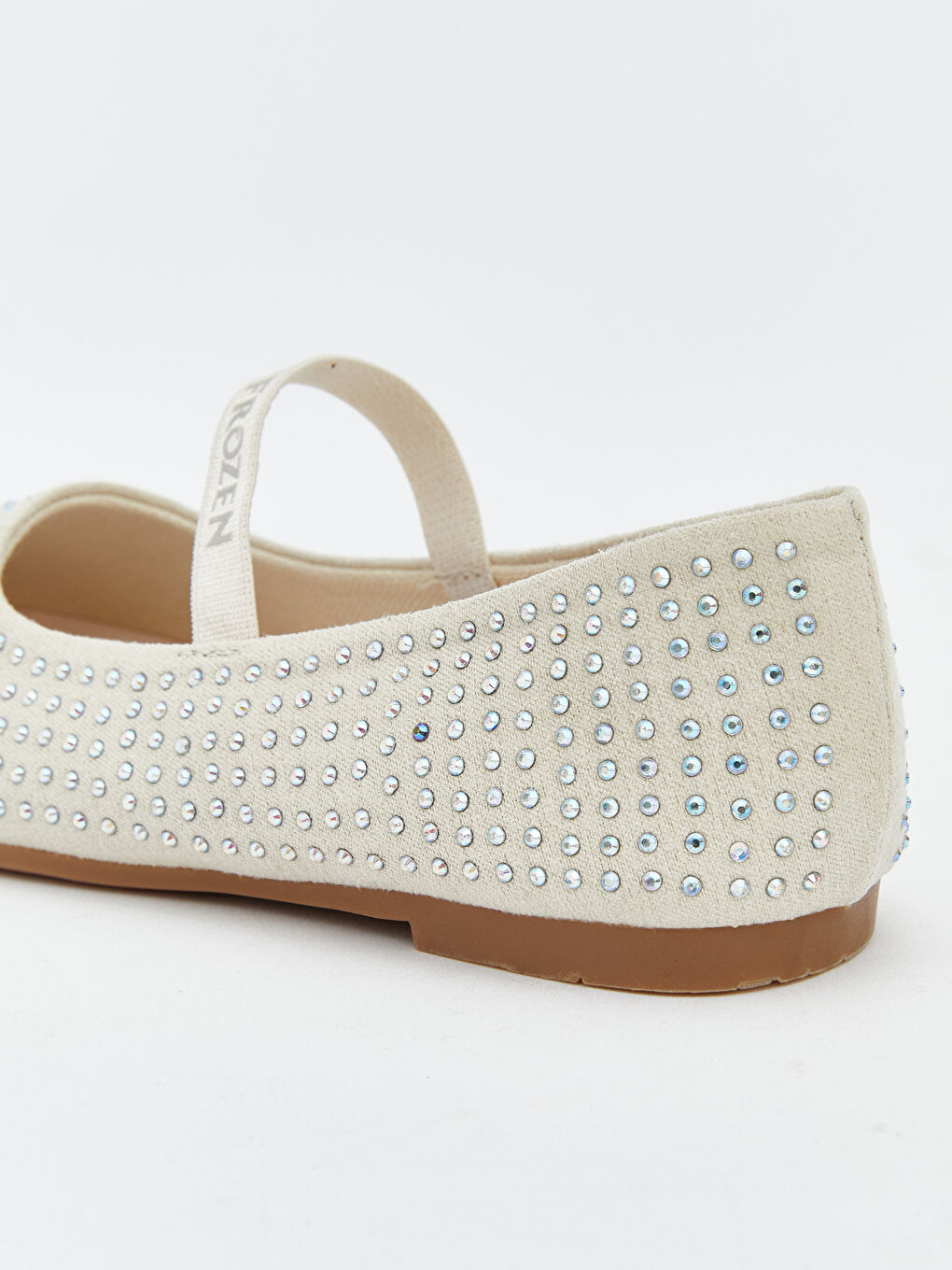 Frozen Print Embellished Baby Girl Ballerinas-4