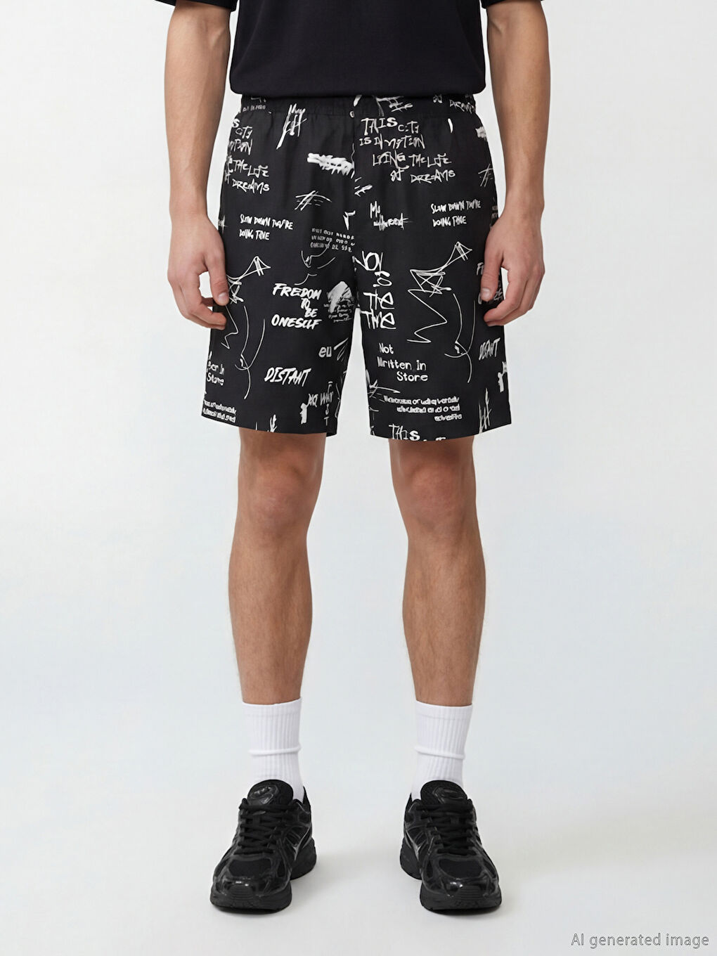 Muškarac CRNA Kratke hlače-1