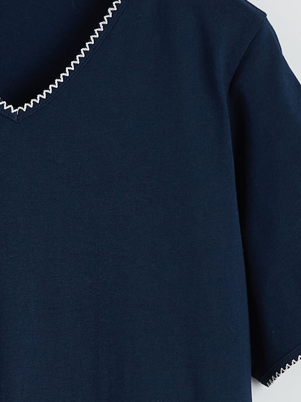 Haljina sa V izrezom i A formom-6