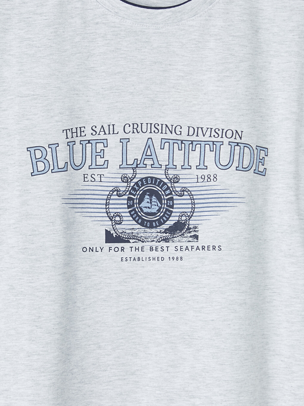 Crew Neck Men's Printed T-Shirt-6