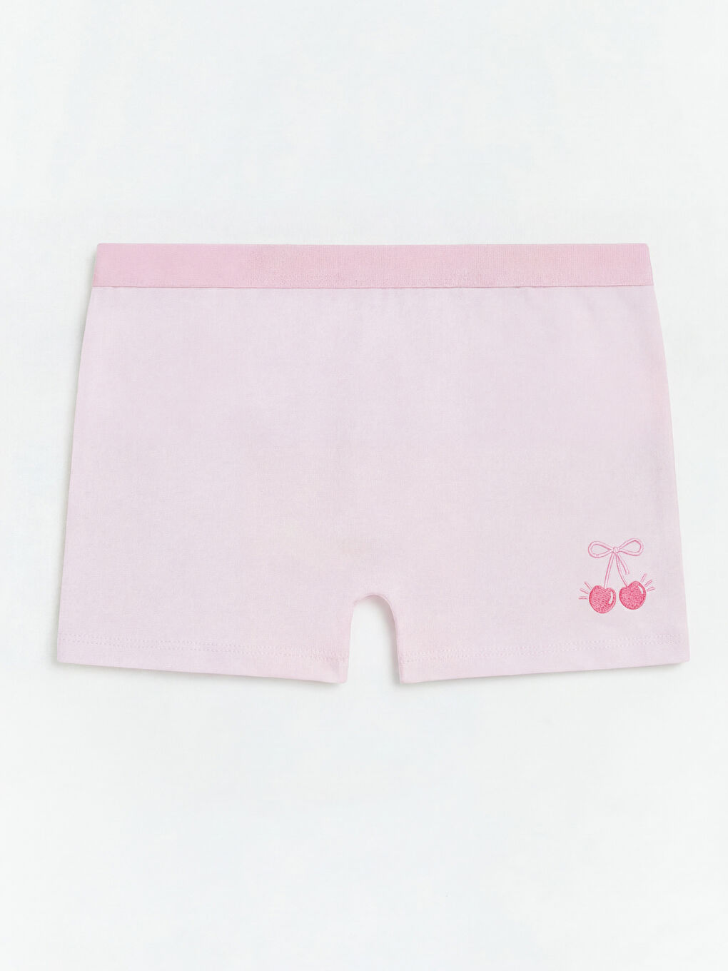 Girl WHITE Boxer Trunks-2