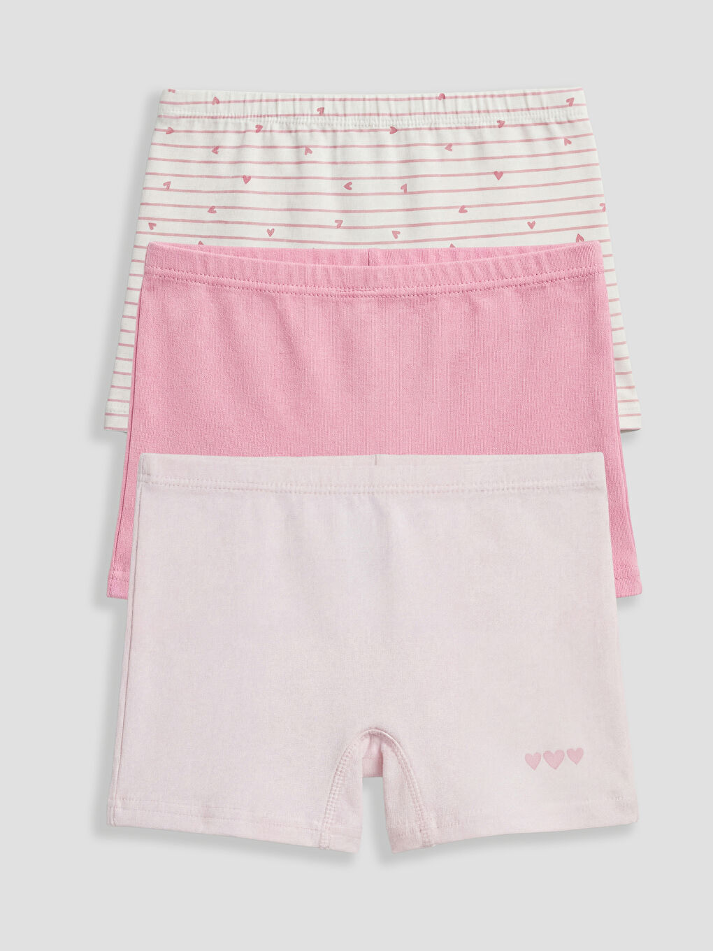 Printed Girls' Boxer Trunks 3-Pack