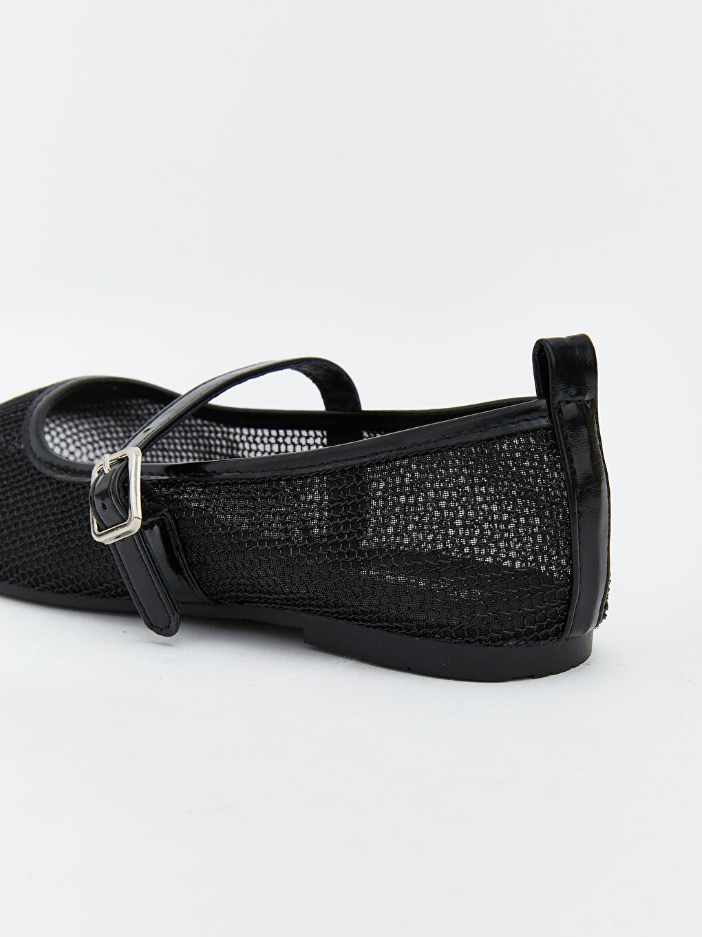 Leather-look ballet flats for girls.-4