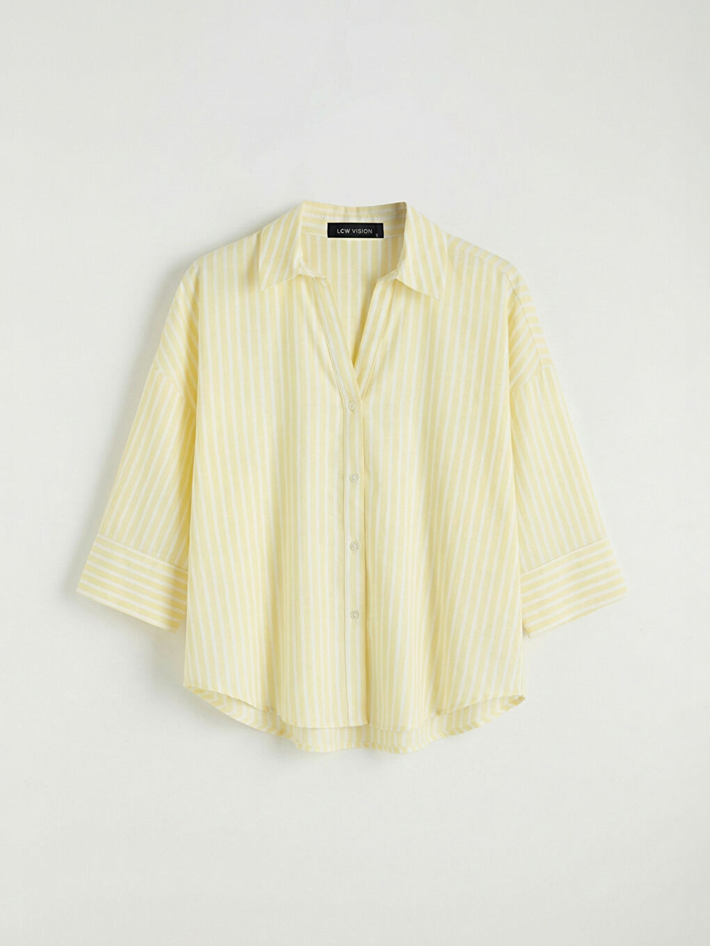 Striped Oversized Women's Shirt-4