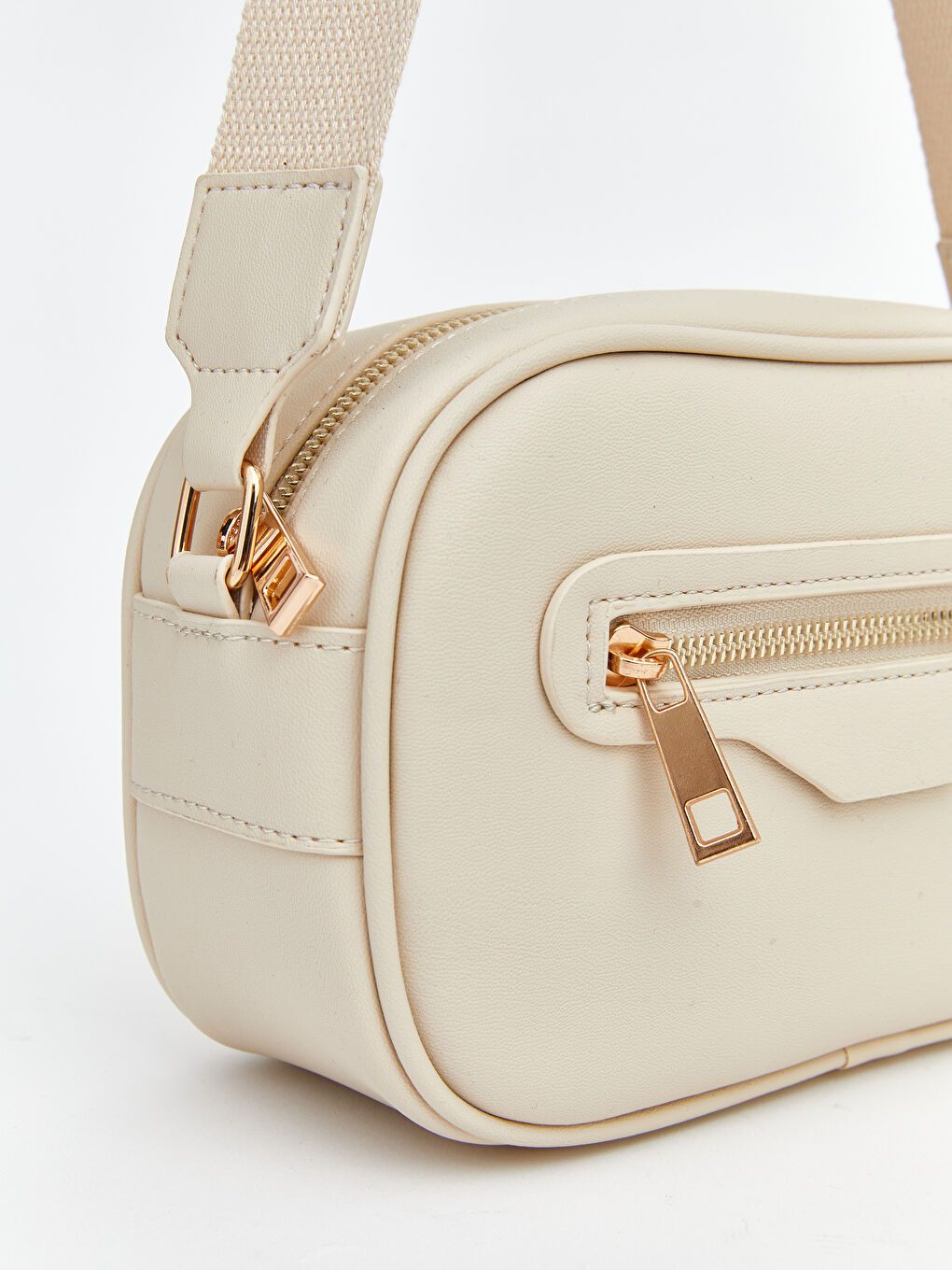 Leather-Look Women's Shoulder Bag  -2