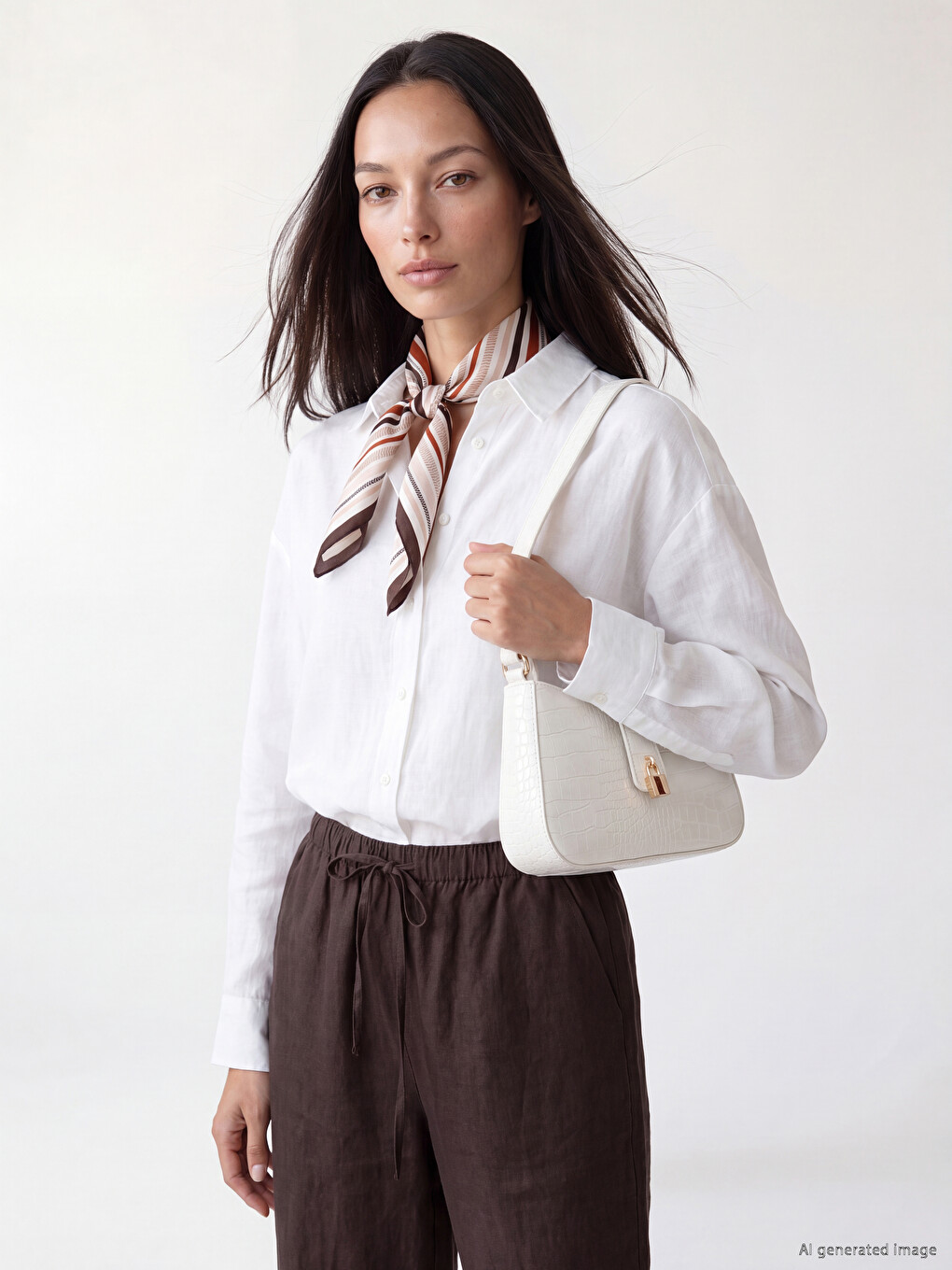 Faux Leather Women's Shoulder Bag