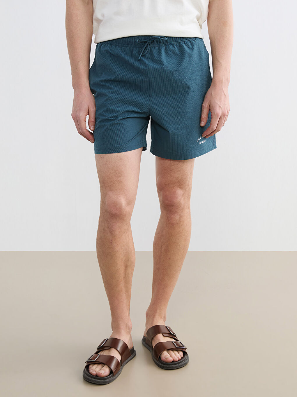 Мужские шорты для плавания с принтом «Лос-Анджелес»-1