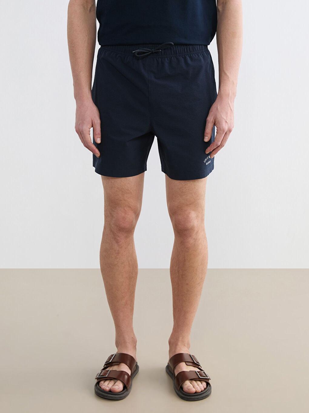 Ерлер көк Жүзуге арналған шорты-1