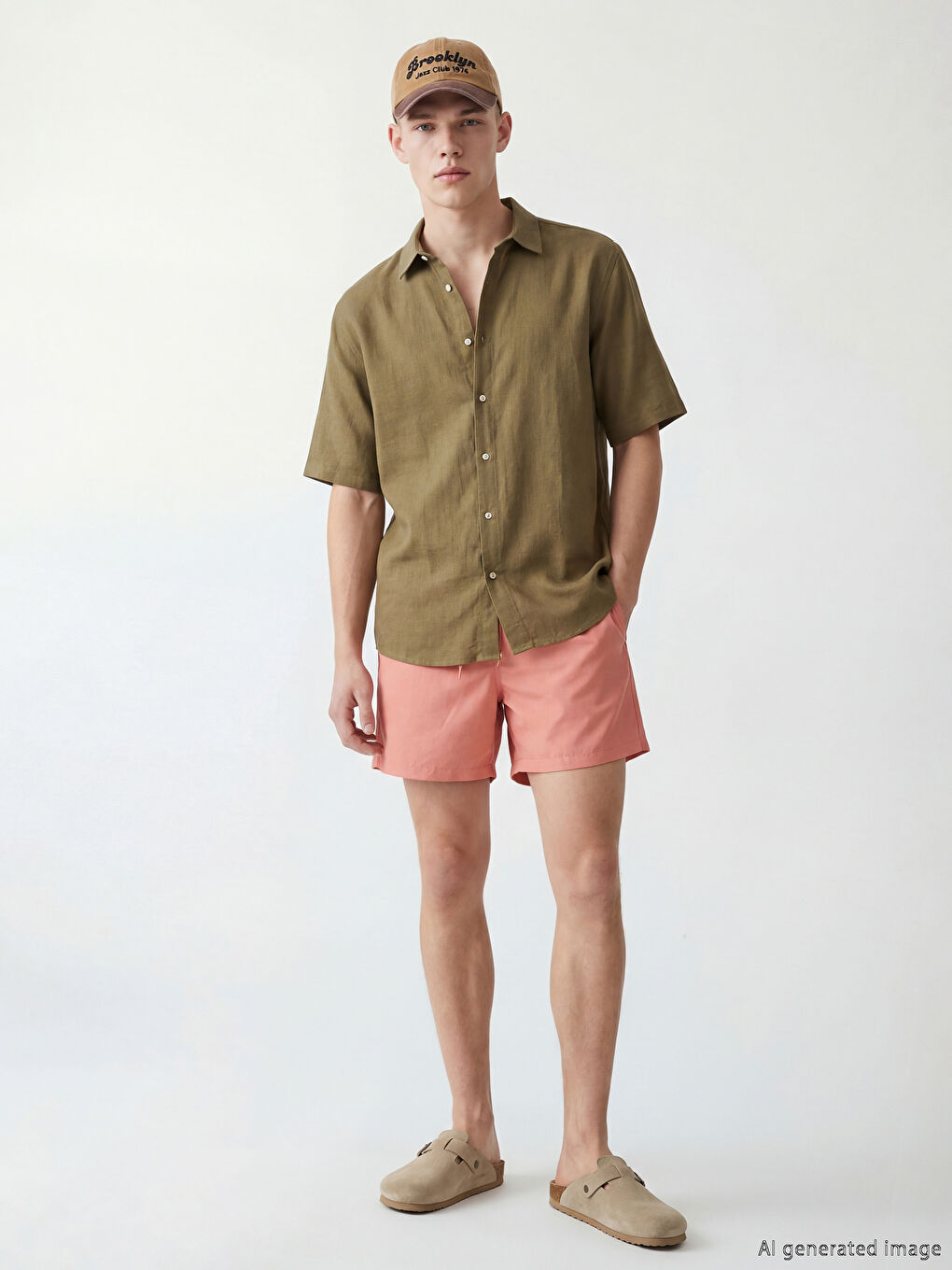 Short Basic Men's Swimming Shorts