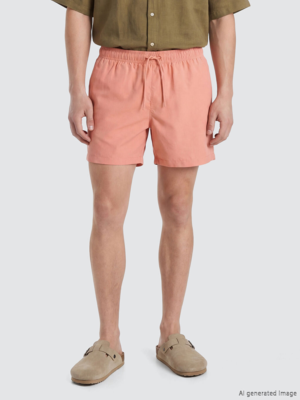 Short Basic Men's Swimming Shorts-1