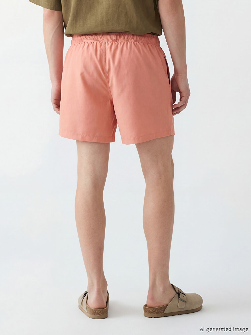 Short Basic Men's Swimming Shorts-3