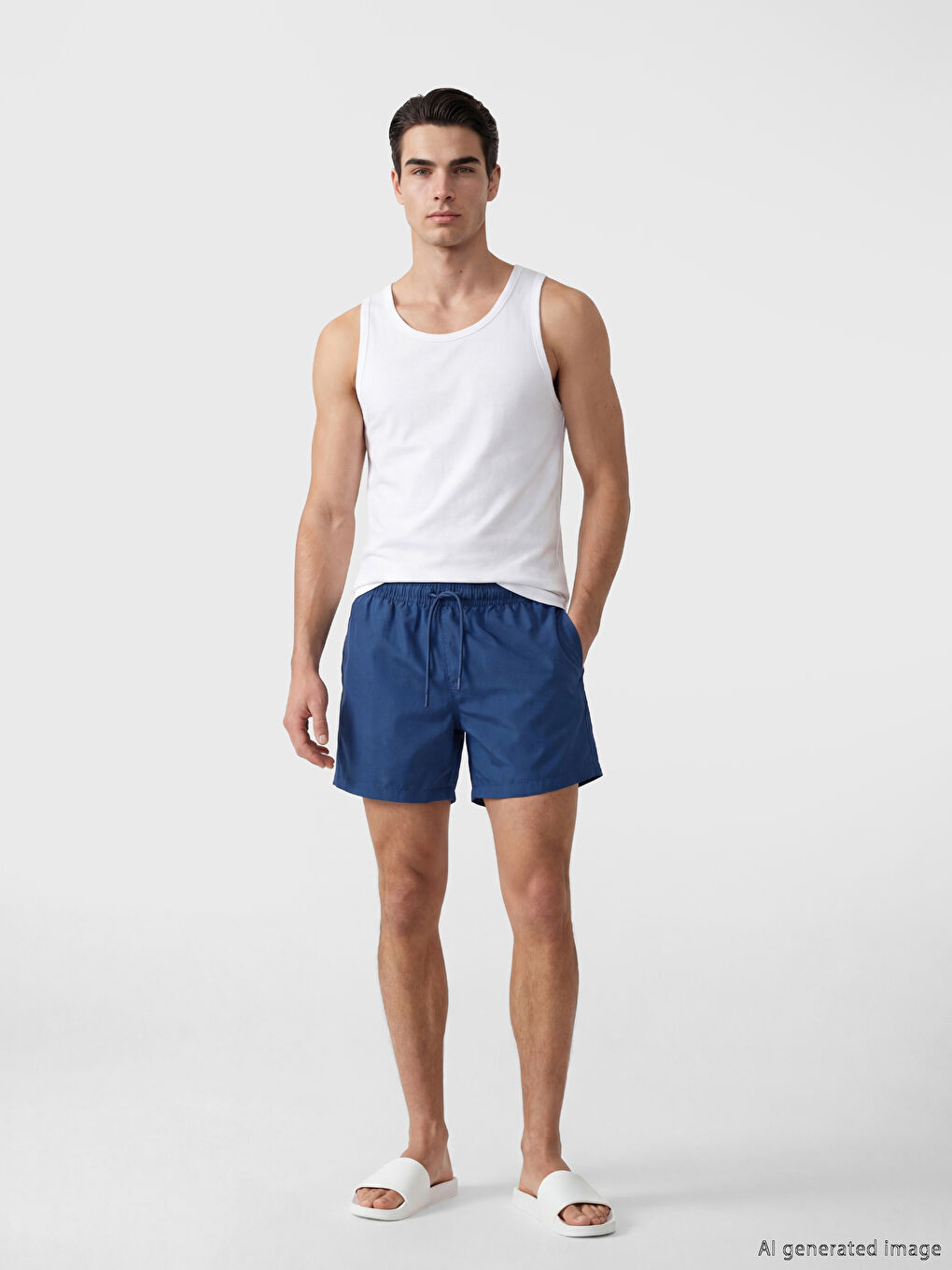 Short Basic Men's Swimming Shorts