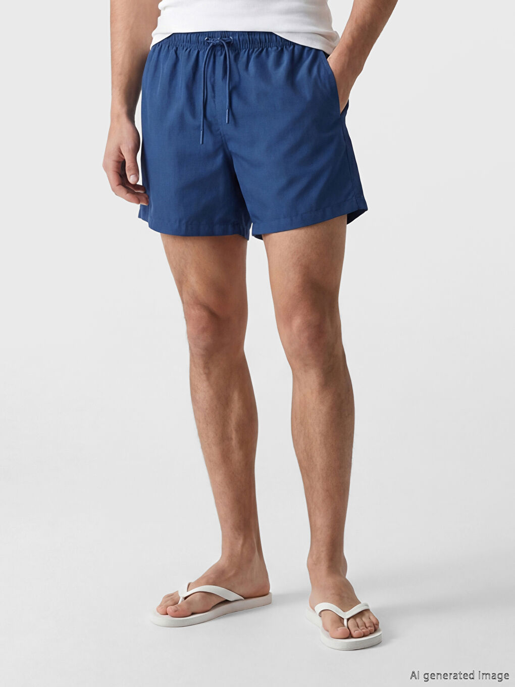 Short Basic Men's Swimming Shorts-1