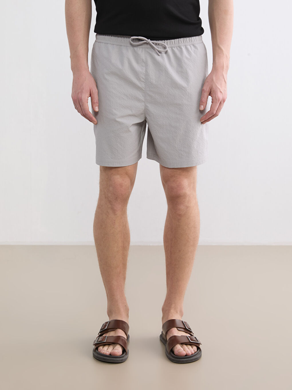 Мужчины Серый Шорты для плавания-1