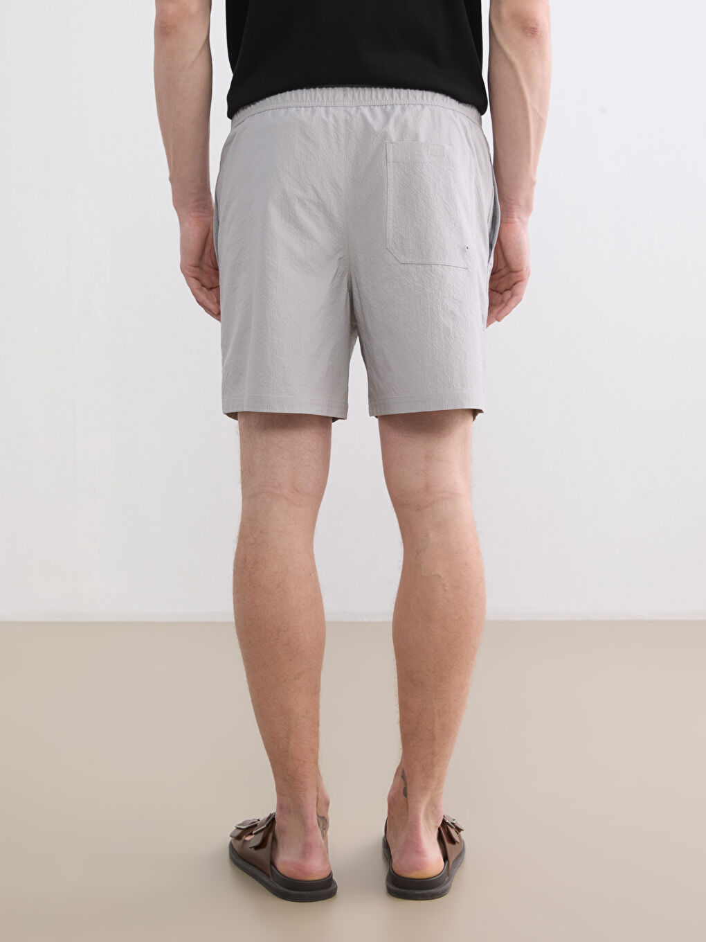 Мужчины Серый Шорты для плавания-3