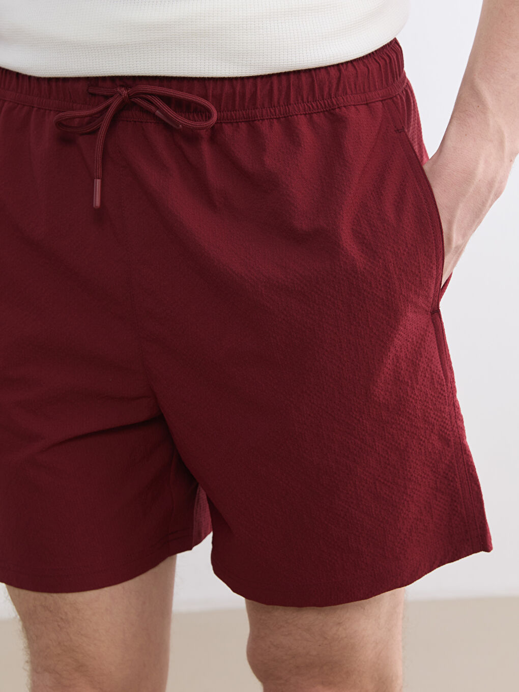 Beli LastikliErkek Yüzme Şort-2