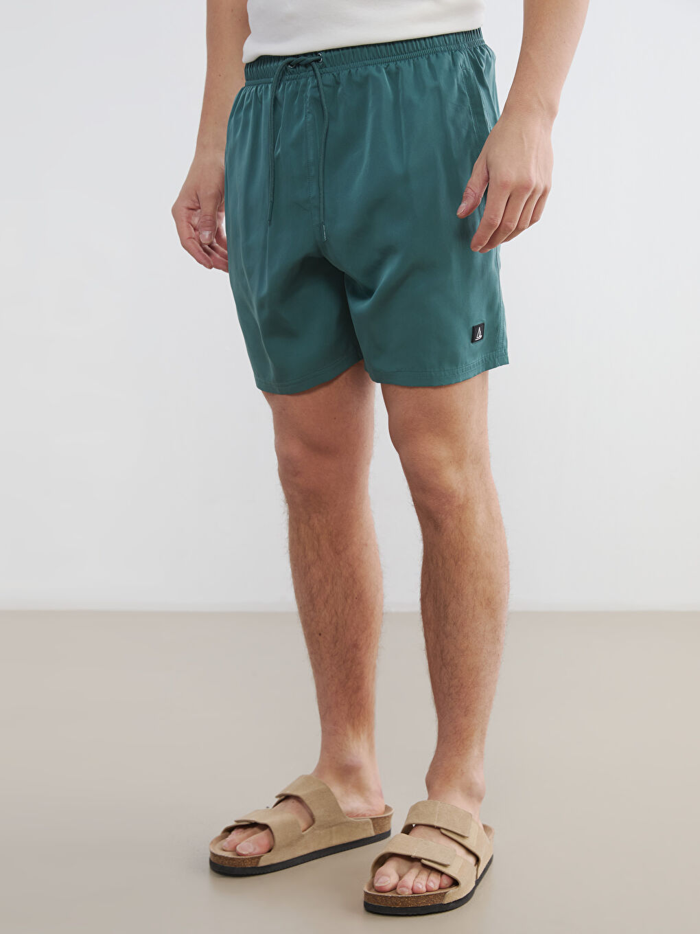 Ерлер жасыл Жүзуге арналған шорты-1