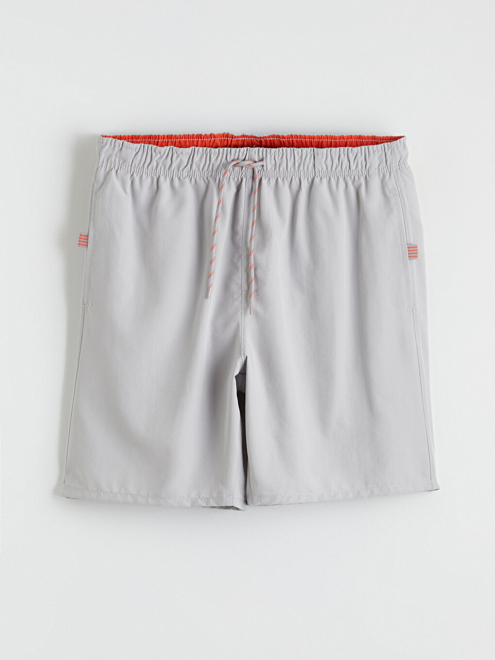 Gri Kısa Boy Erkek Deniz Şortu