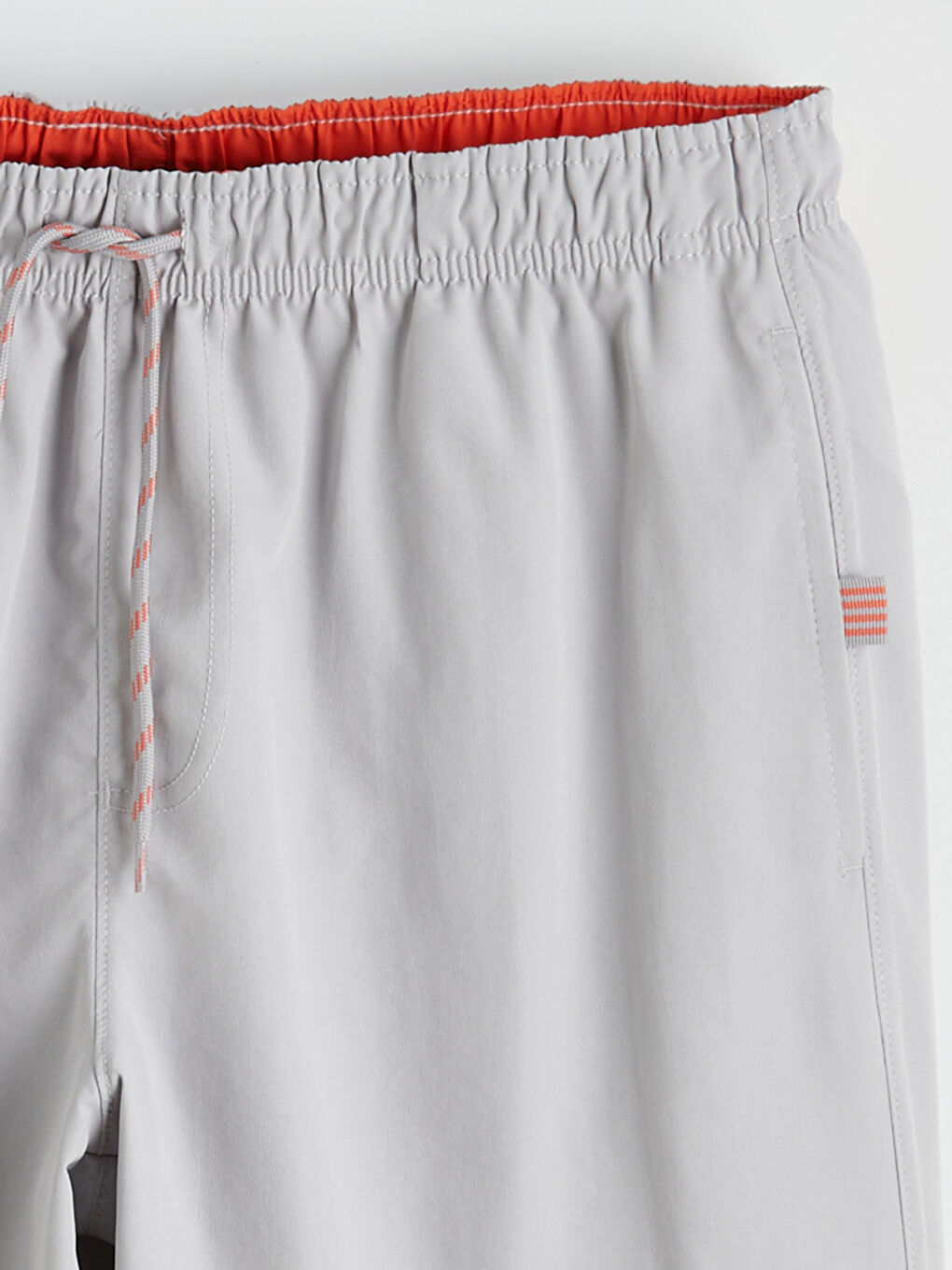 Gri Kısa Boy Erkek Deniz Şortu-2