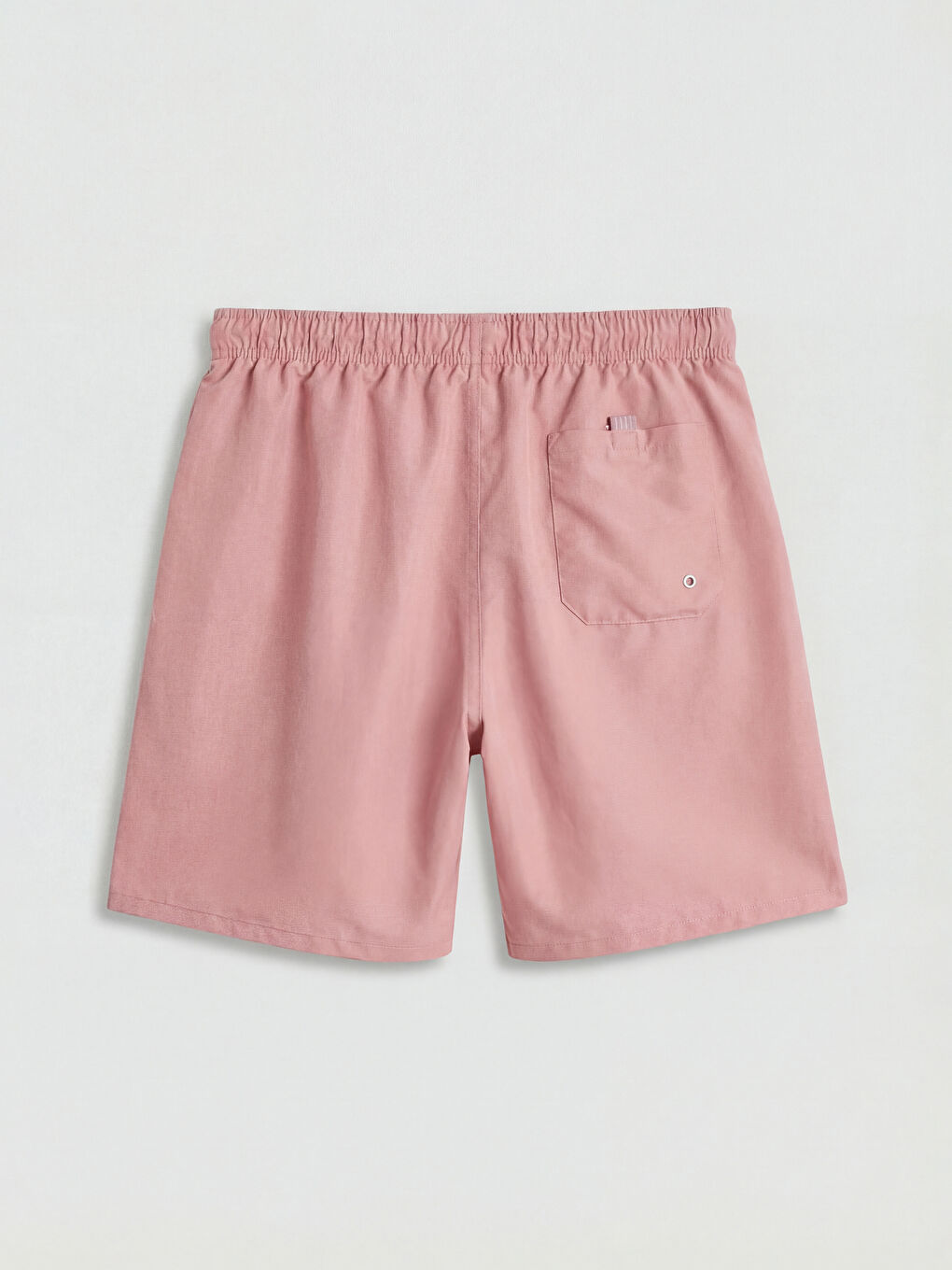 Pembe Kısa Boy Erkek Deniz Şortu-1