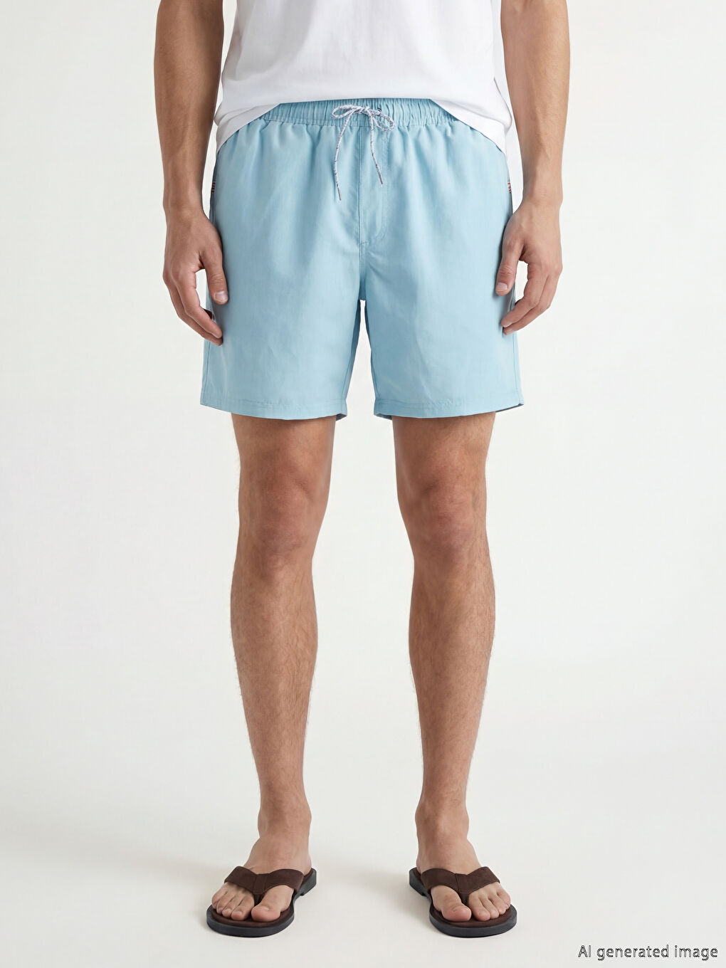 Short Length Men's Swimming Shorts-1
