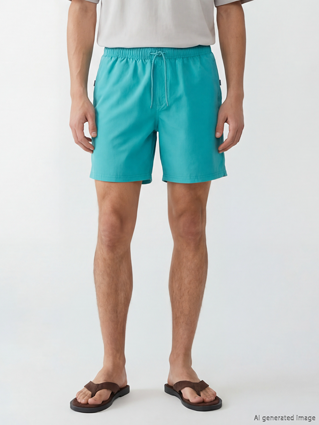 Short Length Men's Swimming Shorts-1