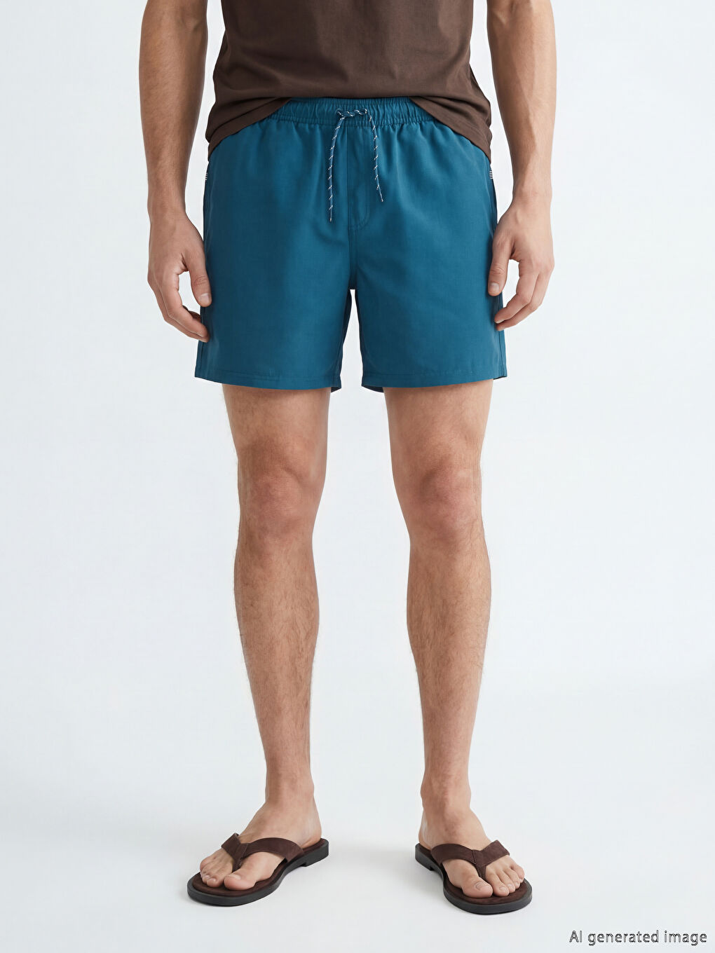 Short Length Men's Swimming Shorts-1