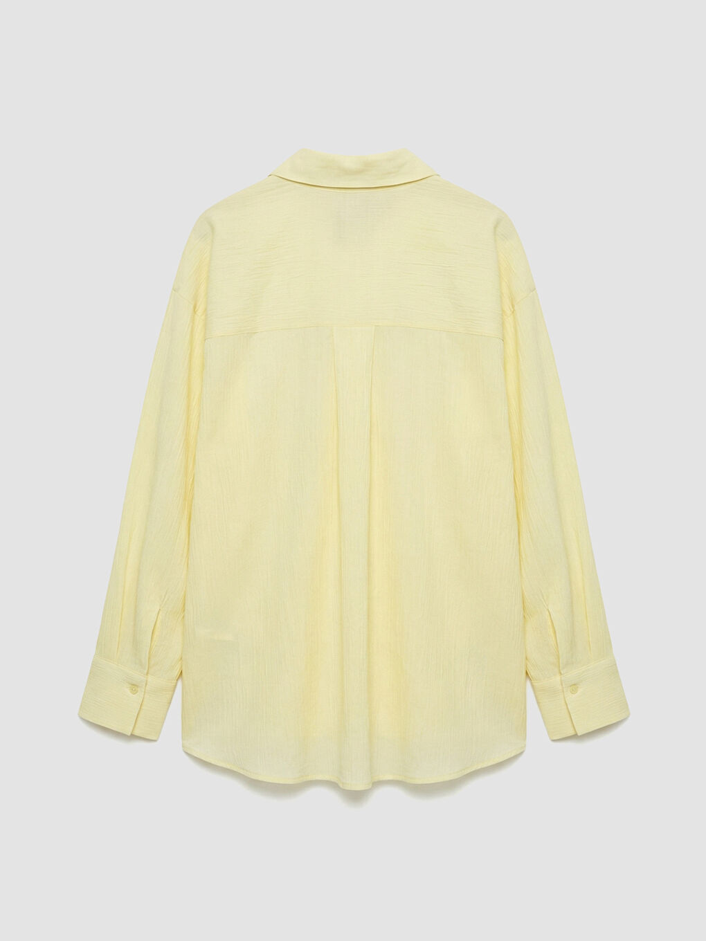 Textured Oversized Women's Shirt-5