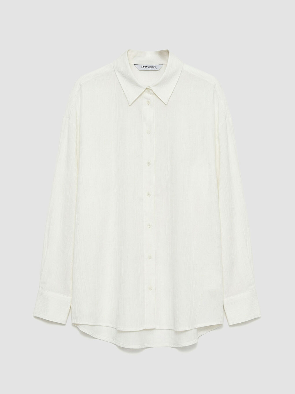 Textured Oversized Women's Shirt-4