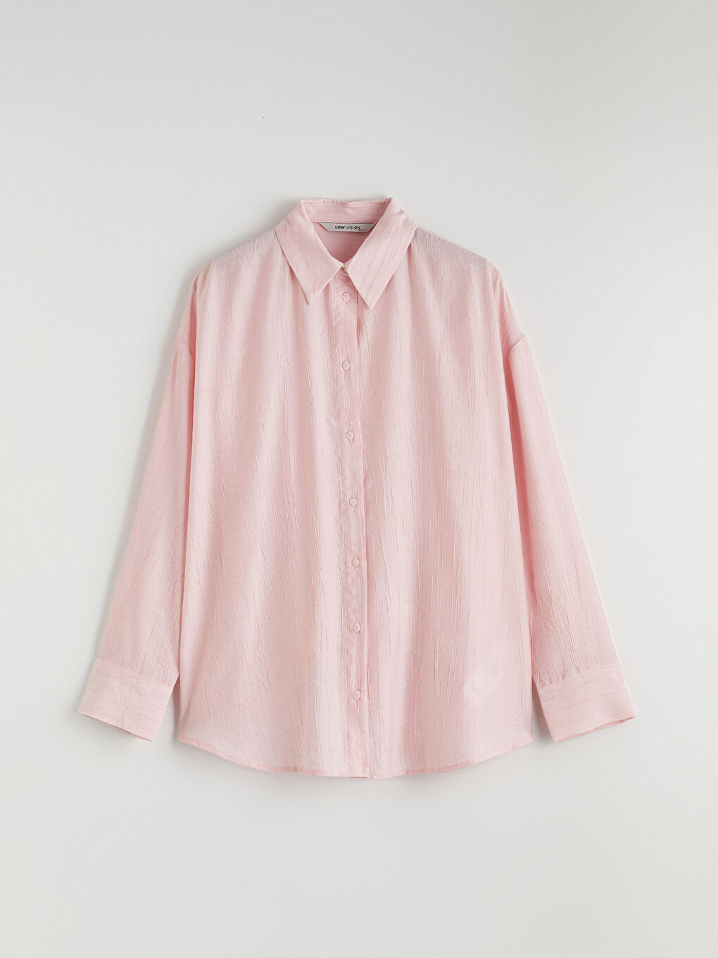Textured Oversized Women's Shirt-4