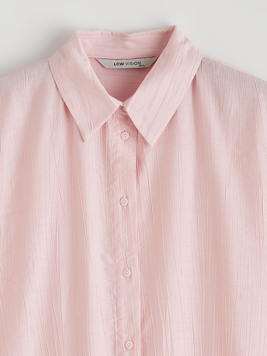 Textured Oversized Women's Shirt-5