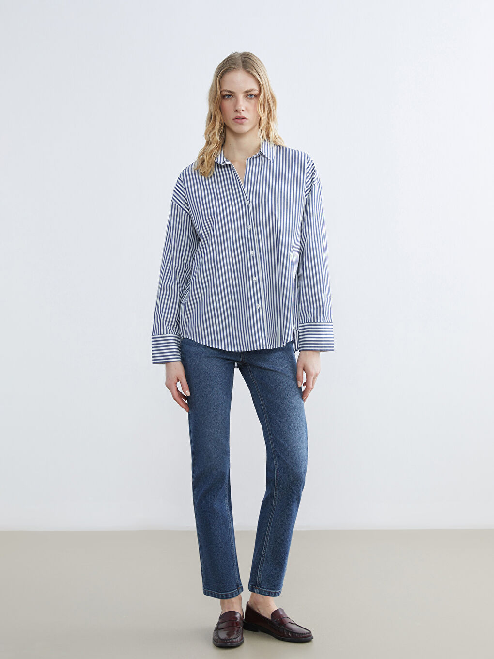 Әйелдер көк Жейде-1