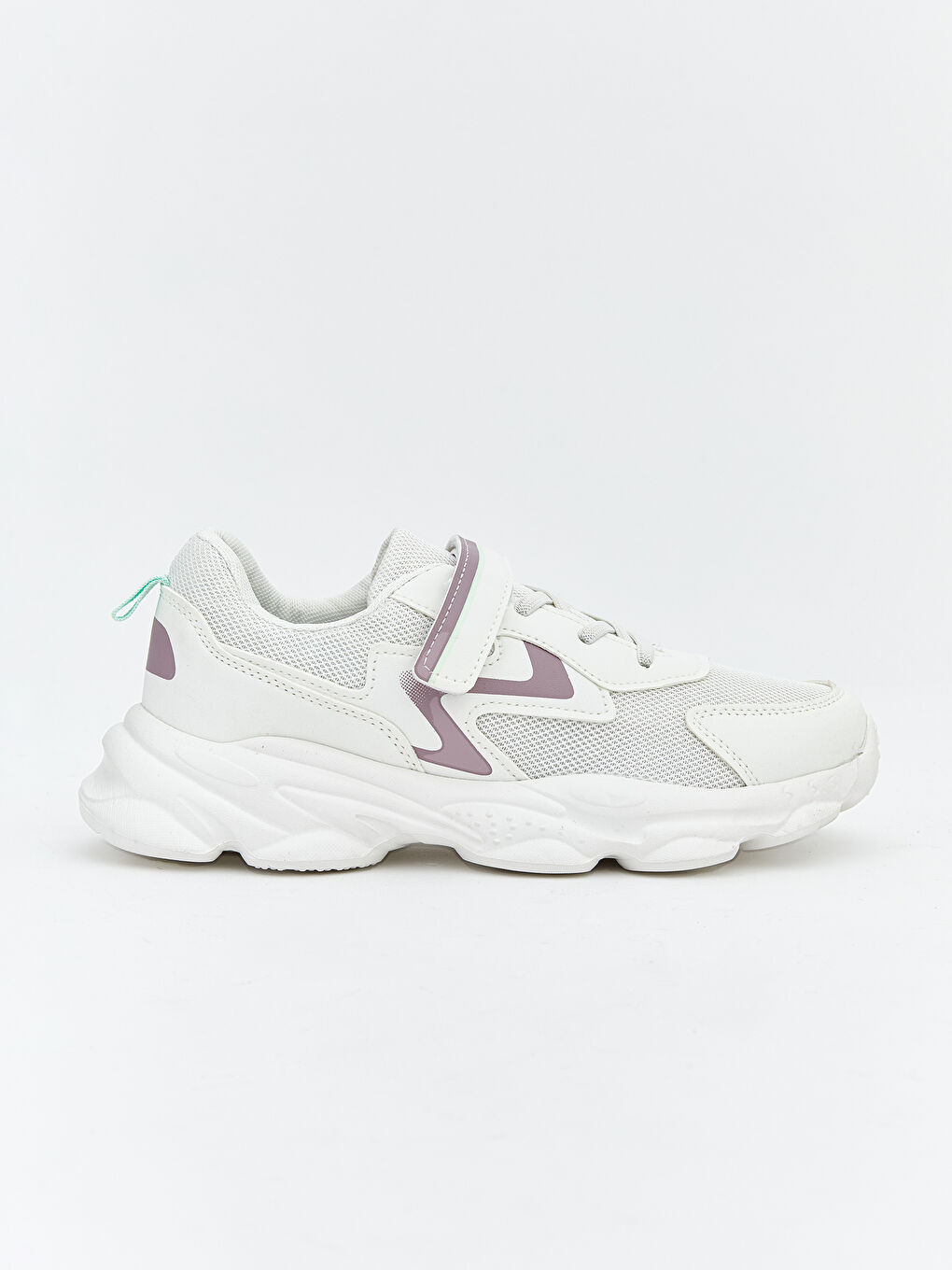 Hook and Loop and Laced Girls' Sneakers-1