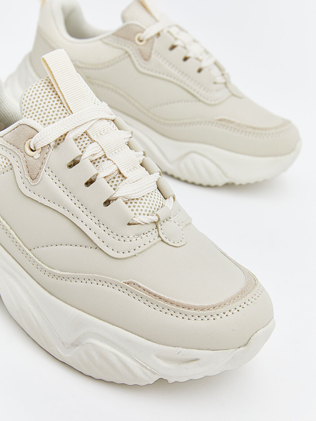 Girl ECRU Sneakers-2