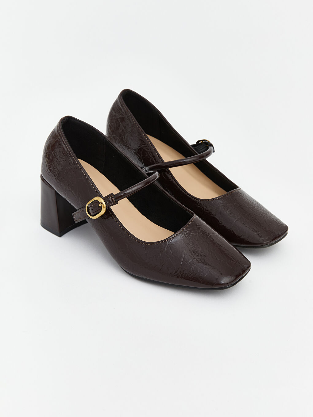 Женщины Коричневый Туфли на высоком каблуке