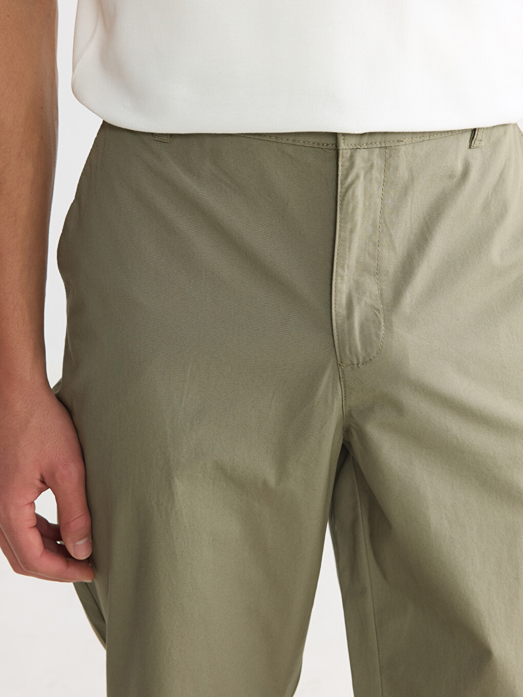 Pantaloni Chino Kaki Bărbat-2
