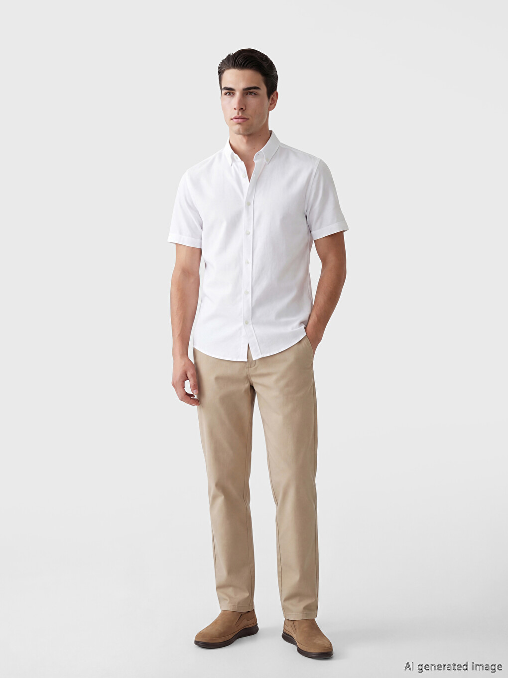 Loose Fit Men's Chino Trousers