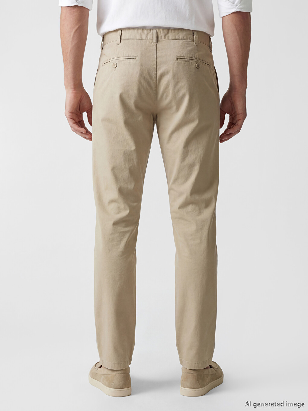 Loose Fit Men's Chino Trousers-3