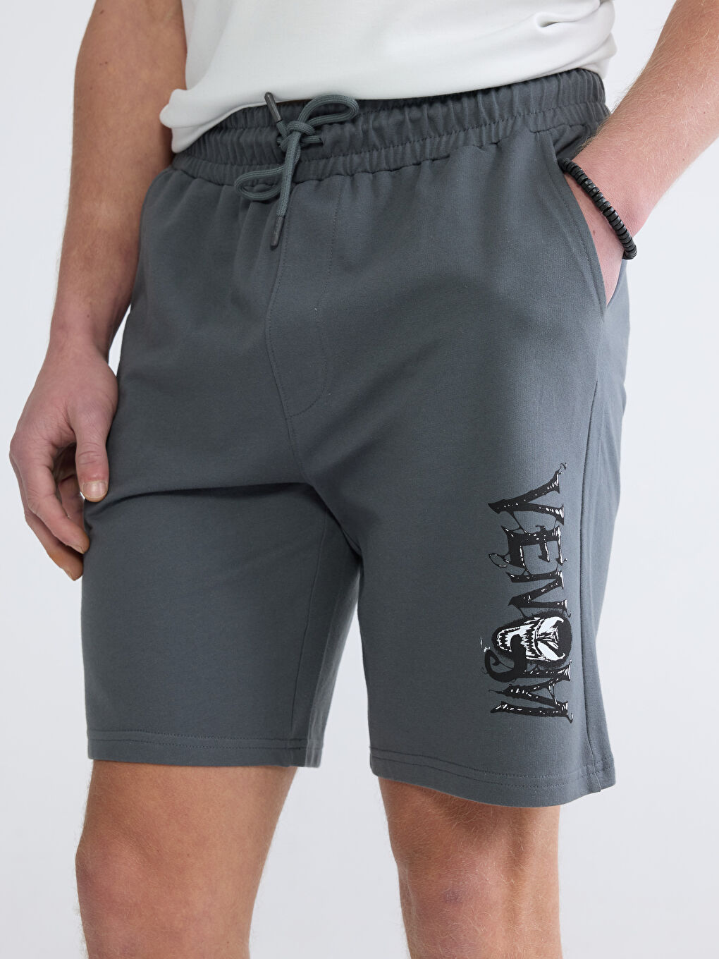 Man GREY Shorts-2