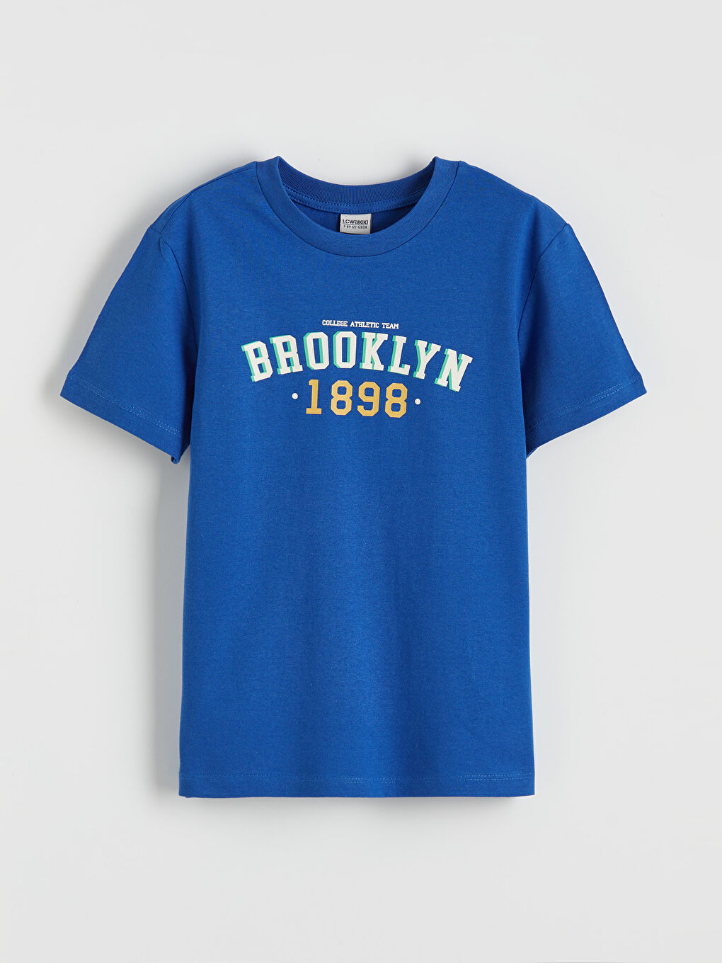 Mavi Erkek Çocuk Brooklyn Baskılı Tişört