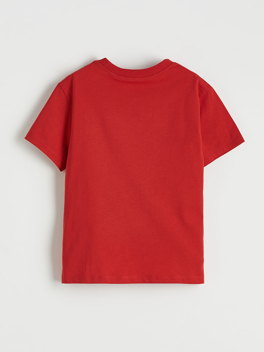 Kırmızı Atatürk Baskılı Erkek Çocuk Tişört-1