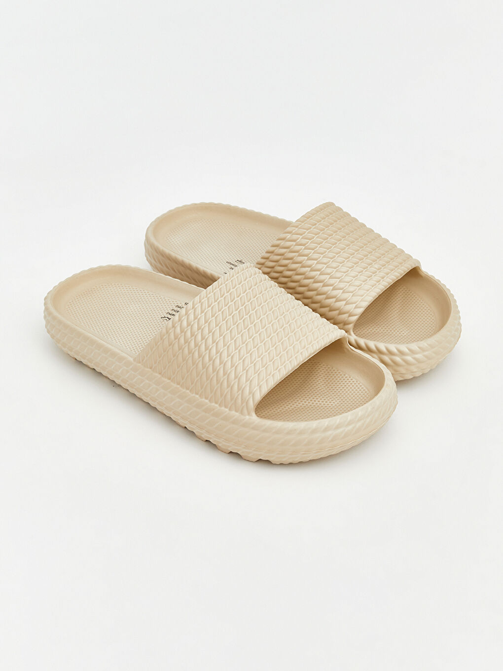 Bej Tek Bantlı Kadın Terlik