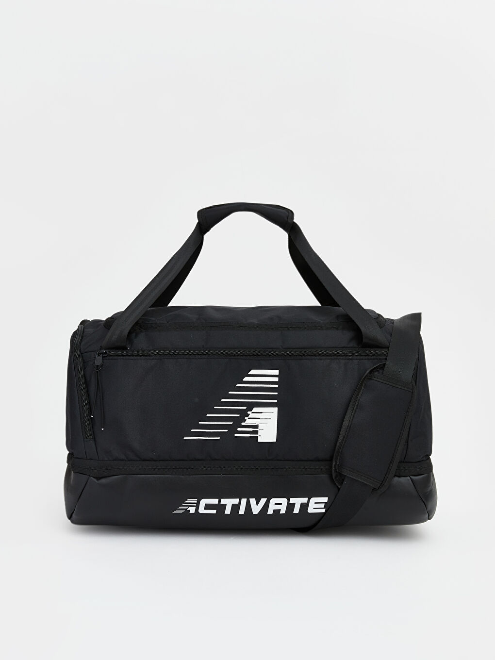 Мъж Черно Спортна чанта