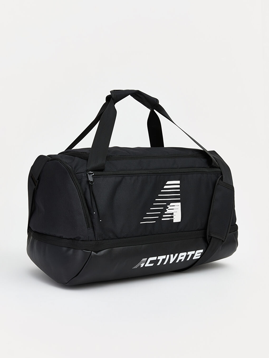 Мъж Черно Спортна чанта-1